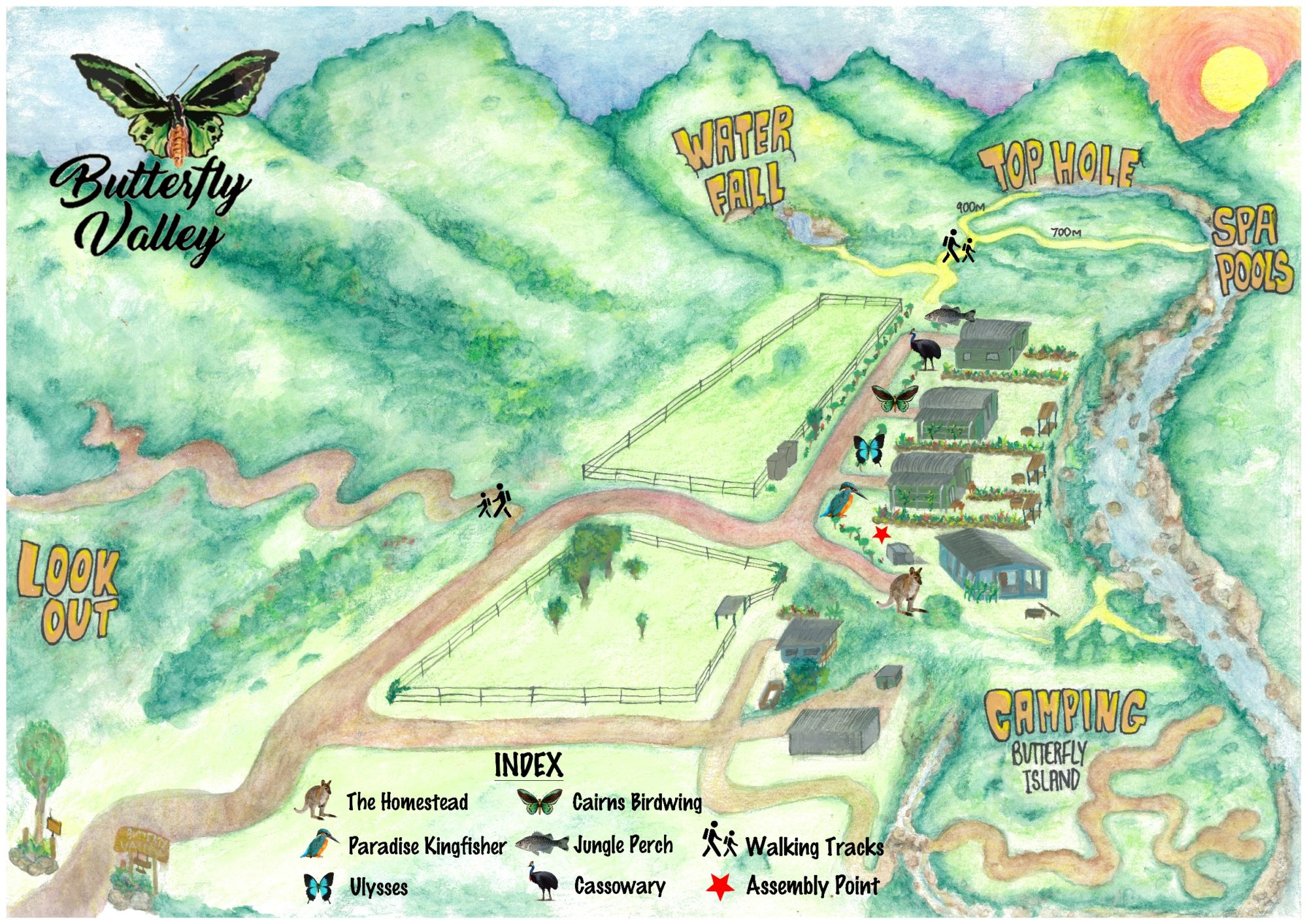 Map – Butterfly Valley 